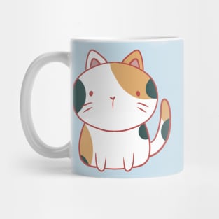 Calico cat illustration Mug
